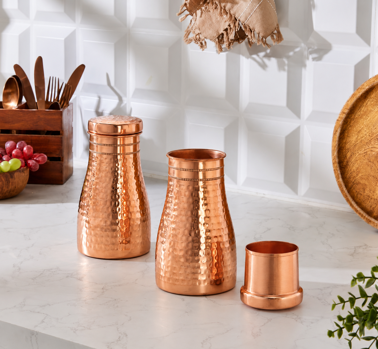 Copper Sugar Pot